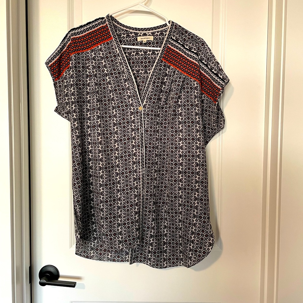 Max Studio Button Down Blouse